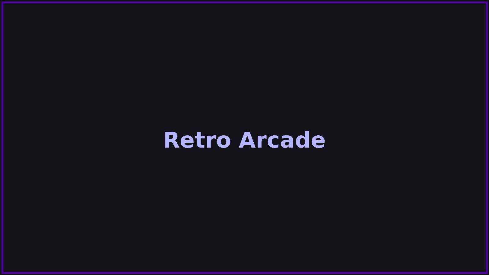 Arcade machines